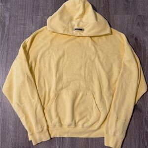 Fear of God Essentials Yellow Hoodie